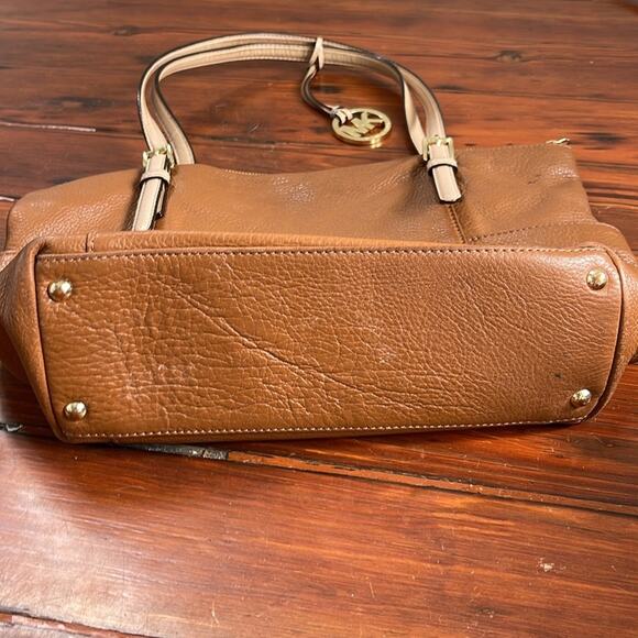 MICHAEL Michael Kors Jet Set soft pebbled leather medium shoulder bag purse - Picture 5 of 7